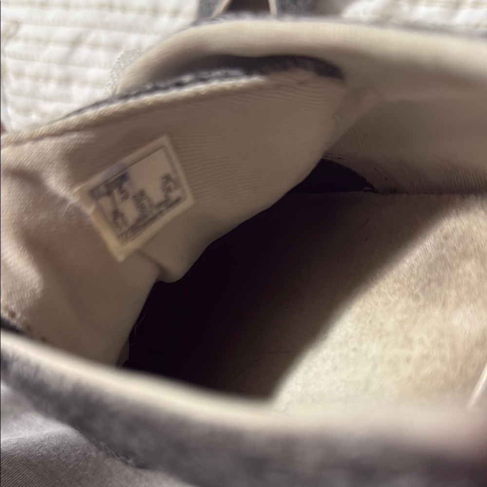 Vans Charcoal Gray Sneakers with White Laces - Picture 6 of 7